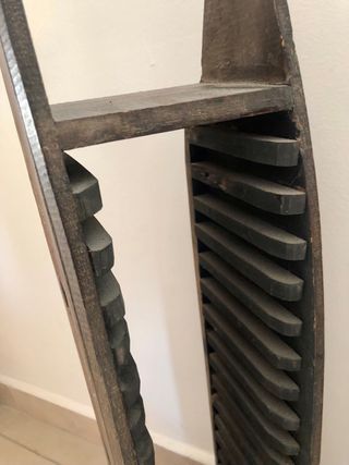 Porta CD Etnico Legno