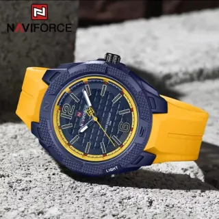 Reloj Naviforce Hombre Azul y Amarillo