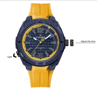 Reloj Naviforce Hombre Azul y Amarillo
