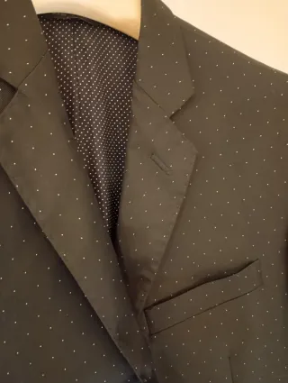 Giacca uomo elegante nera 48