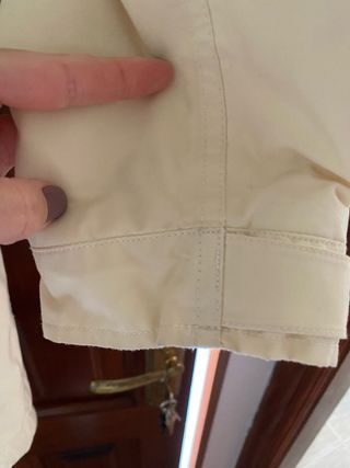 Abrigo Burton Beige Mujer