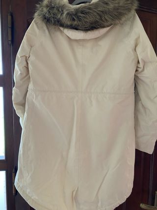 Abrigo Burton Beige Mujer