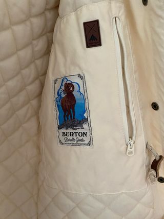 Abrigo Burton Beige Mujer