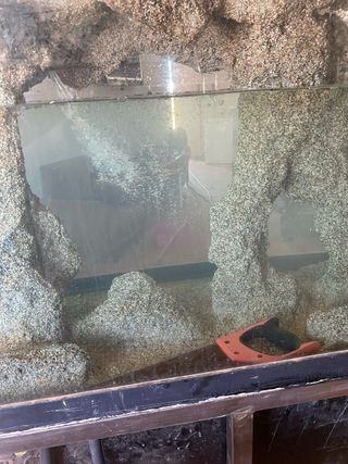 Acuario Marino con roca y filtro