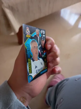 Cromo Carlo Ancelotti Master Míster Panini