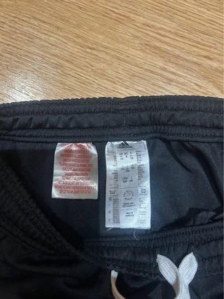 Calções Pretos Criança Adidas