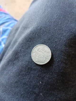 Moneda 5 Pesetas 1957 Franco
