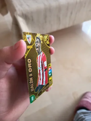 Cromo Panini Nico Williams Balón de Oro