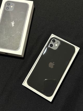 iPhone 11 Space Gray  negro brillante