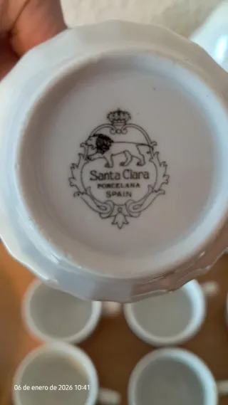 Juego de café de porcelana