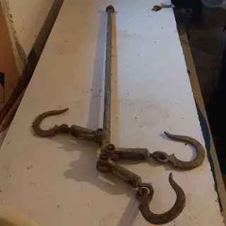 Báscula romana antigua