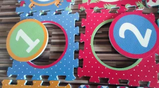 Alfombra Puzzle Infantil Números.