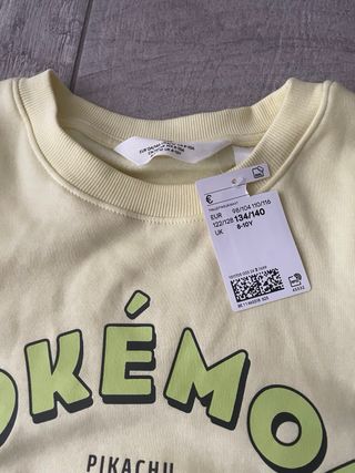 Felpa Pokemon Pokemon Gialla