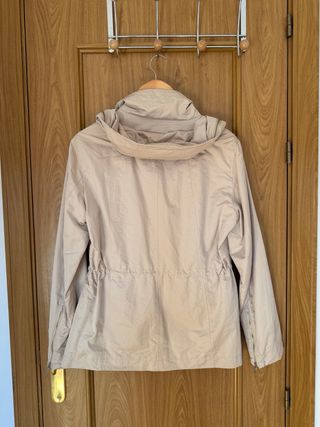 Chubasquero Mango Talla S Beige