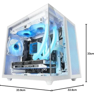 Caja PC Mars Gaming MC-NOVAM Blanca