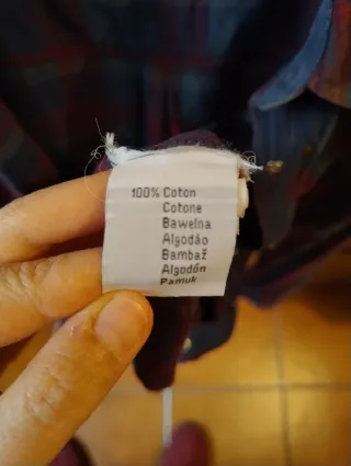 Camisa cuadros TISAIA