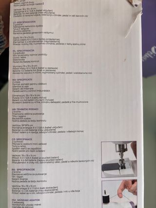 Mini Máquina de Coser Deluxa