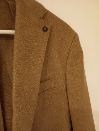 Giacca uomo casual beige taglia 48