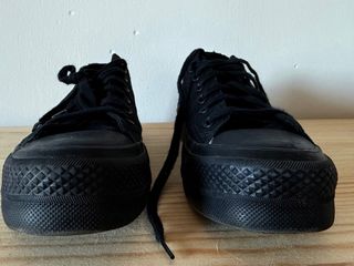 Converse plataforma negras
