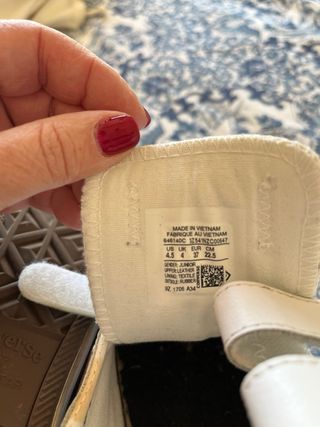 Zapatillas Converse All Star Velcro Blancas