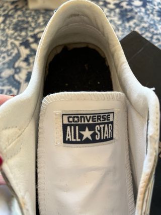 Zapatillas Converse All Star Velcro Blancas