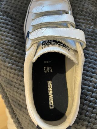 Zapatillas Converse All Star Velcro Blancas