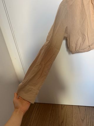 Top Bershka M beige crop