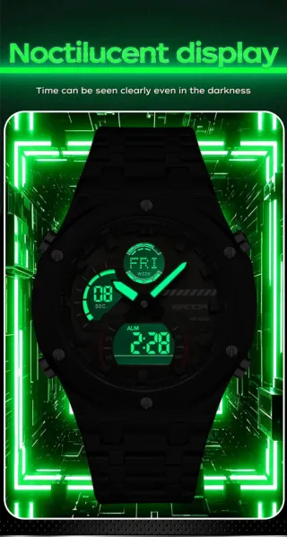 Reloj Sanda Hombre Azul y Plateado