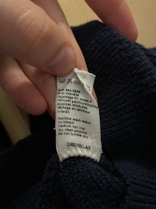 Felpa Lacoste vintage righe blu rosse