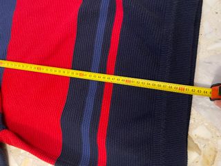 Felpa Lacoste vintage righe blu rosse