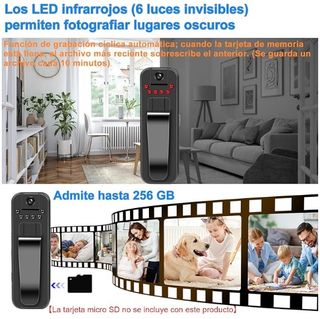 Camara Corporal Full HD 1080p