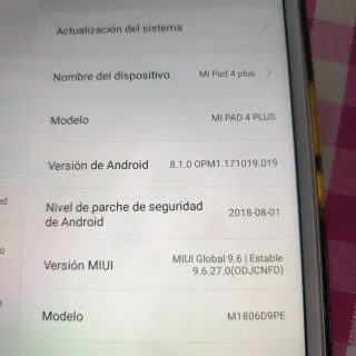 Tablet Xiaomi Mi Pad 4 plus