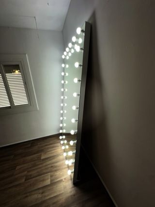 Espejo de tocador con luces LED