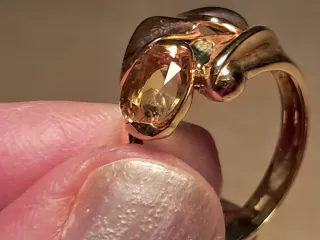 Anello Oro 750 18 kt con pietra 1994