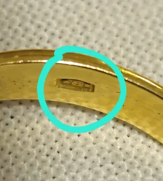 Anello Oro 750 18 kt con pietra 1994