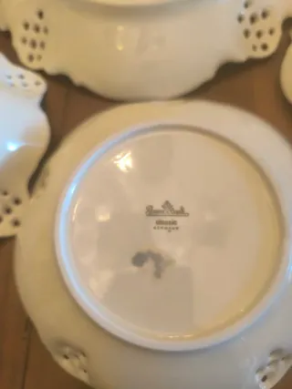 Juego 4 Cuencos Porcelana Rosenthal Molière