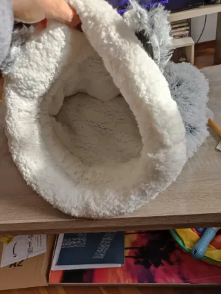 Saco de dormir suave para gato