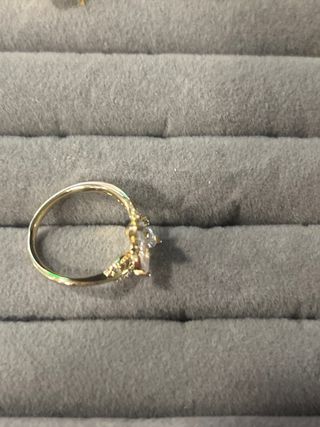 Anillo Dani Yo laminado oro 14K Talla 5