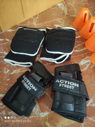 Patines en línea Mitical (talla 35-38)+ equipo de