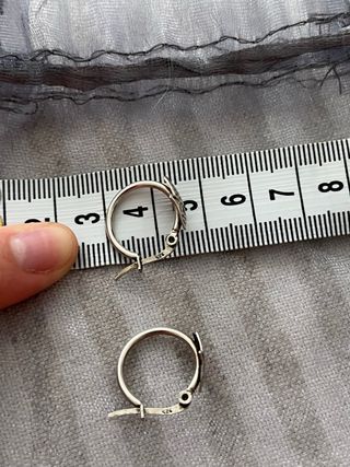 Pendientes plata mano de Fátima