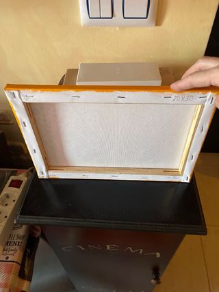 Lienzo decorativo pintado a mano