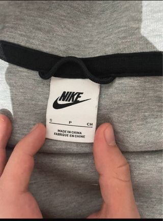 Sudadera Nike Gris con Cremallera