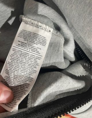 Sudadera Nike Gris con Cremallera