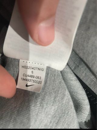 Sudadera Nike Gris con Cremallera