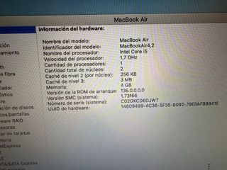 MacBook Air A1369 para piezas