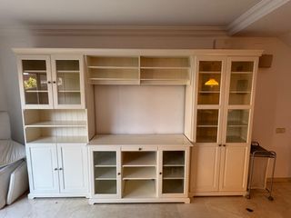 Mueble de salón / aparador grande blanco 330 x 38