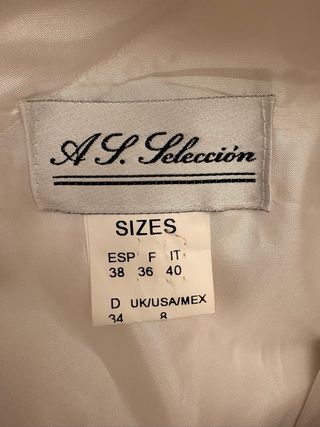 Vestido largo invitada blanco y negro