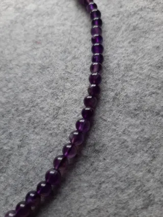 Amatista Plata 925 collar Nuevo