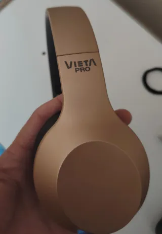 Auriculares Dorados y Negros