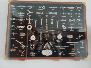 Cuadro Nudos Marineros Madera